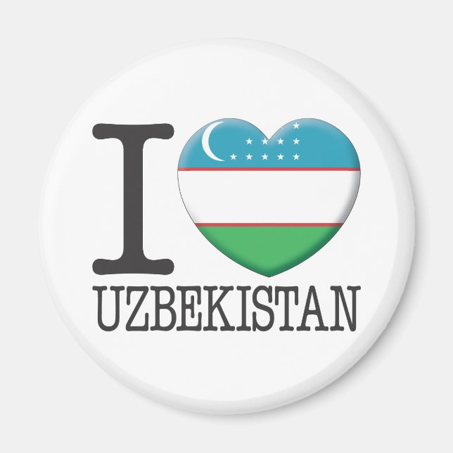 Uzbekistan Magnet (Framsidan)