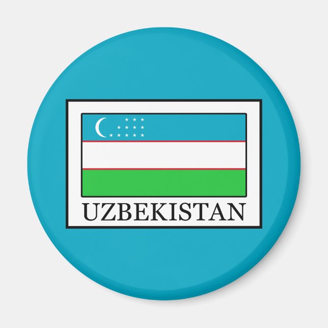 Uzbekistan Magnet (Framsidan)