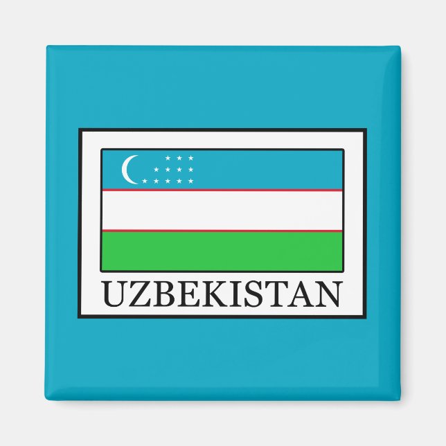 Uzbekistan Magnet (Framsidan)