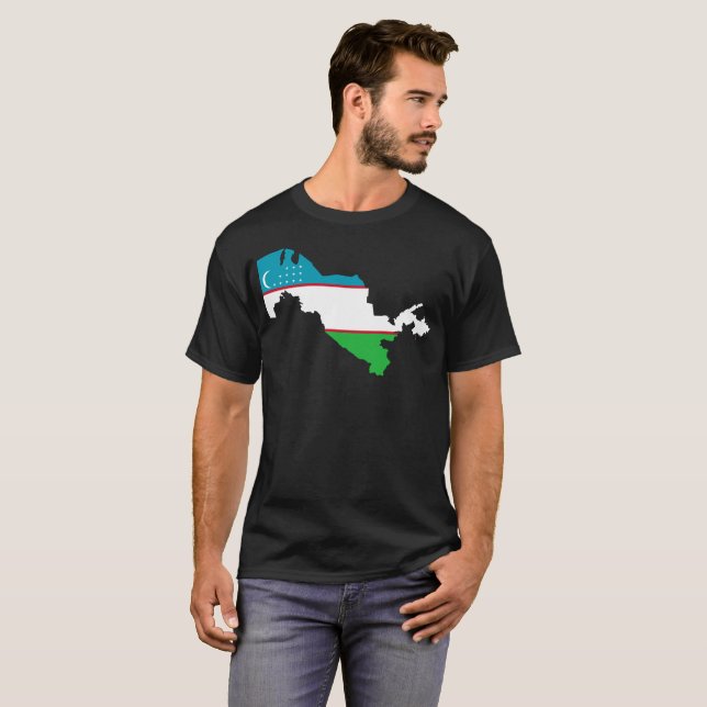 Uzbekistan nationT-tröja T-shirt (Hel framsida)