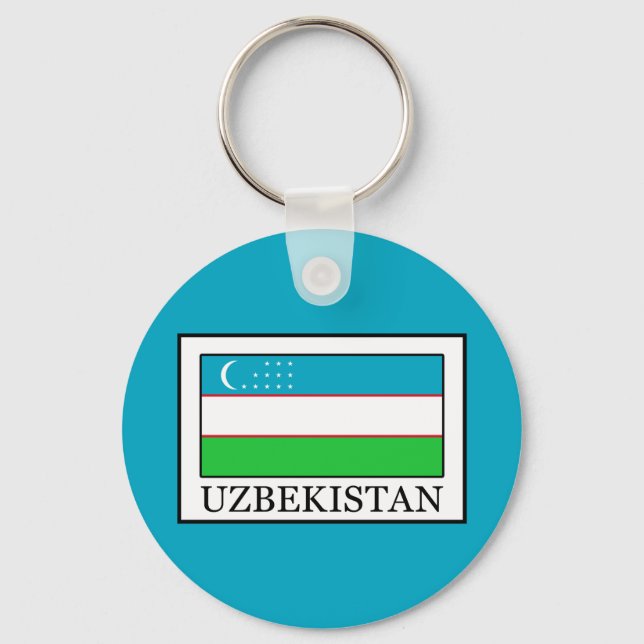 Uzbekistan Nyckelring (Framsida)