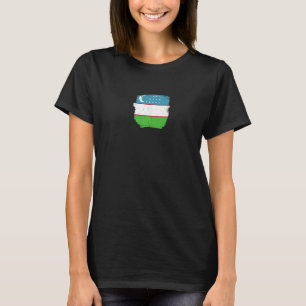 Uzbekistan Proud Uzbekistans Flagga T Shirt