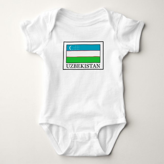 Uzbekistan T Shirt (Framsida)