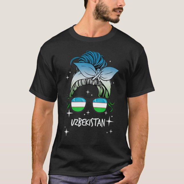 Uzbekistan T Shirt (Framsida)