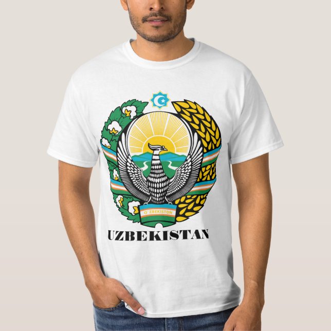 Uzbekistan Tee Shirt (Framsida)