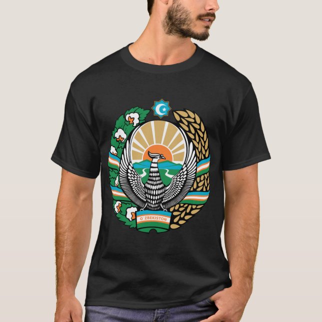 Uzbekistan Tee Shirt (Framsida)