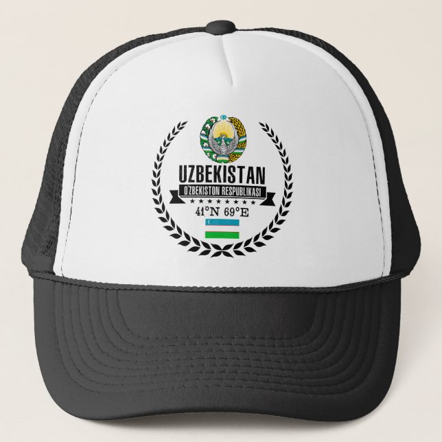 Uzbekistan Truckerkeps (Framsida)