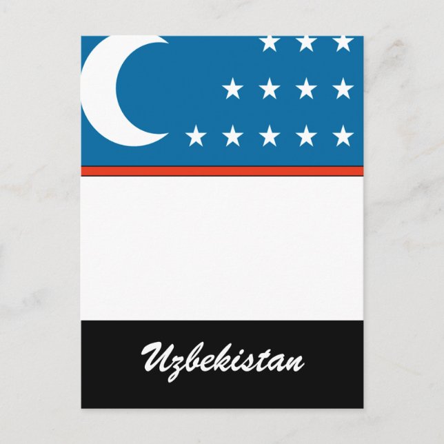Uzbekistan Vykort (Framsida)