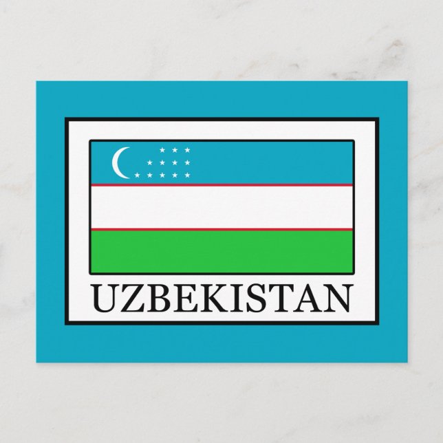 Uzbekistan Vykort (Framsida)