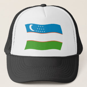 Uzbekistans flagga mössa keps