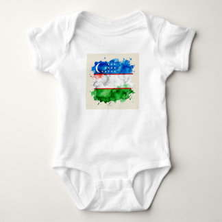 Uzbekistans flagga | Officiell uzbekisk emblem & P T Shirt