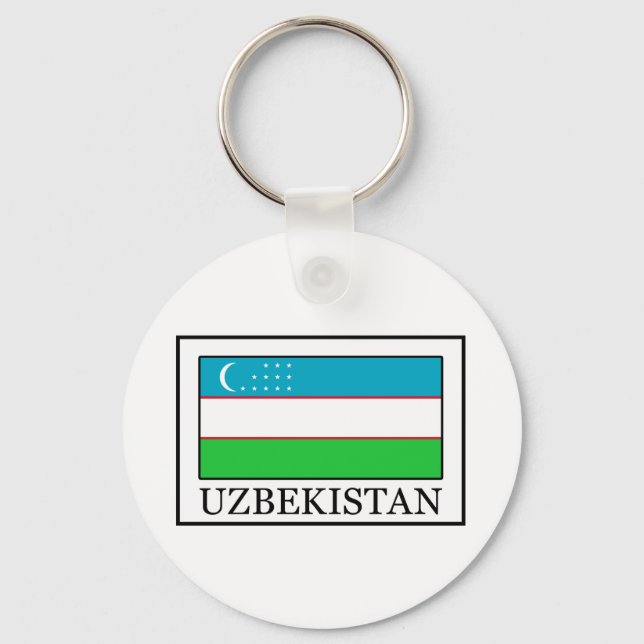 Uzbekistans nyckelkedja nyckelring (Framsida)