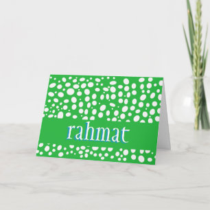 Uzbekistans Rahmat - tackkort