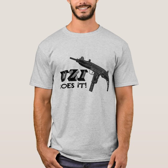 UZI gör det! Skjorta Tee Shirt (Framsida)
