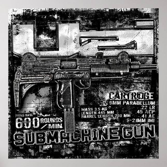 Uzi Poster (Framsidan)