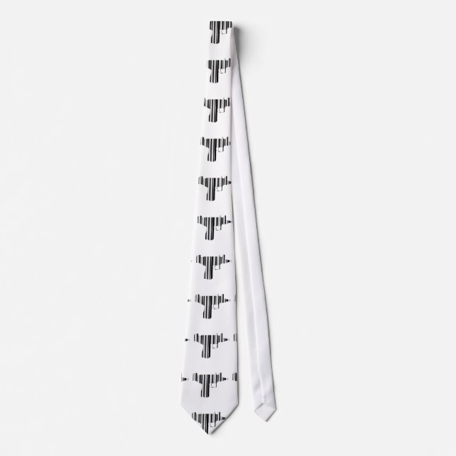UZI STreckkod Pistol Streckkodsmönster Design Slips (Framsida)