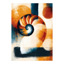 Uzumaki Spiralformad Snäcka Japansk Organisk Moder