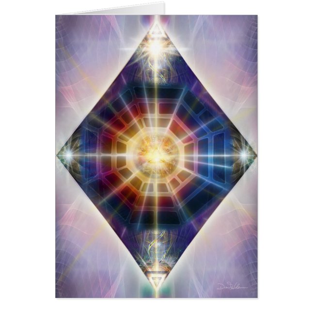 V065 diamant BaGua 2016 Hälsningskort (Framsidan)