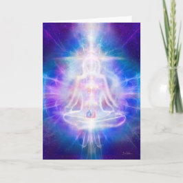 V069 Meditator Flame Kort