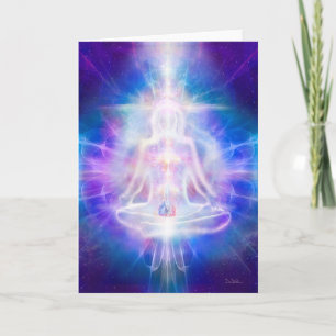V069 Meditator Flame Kort