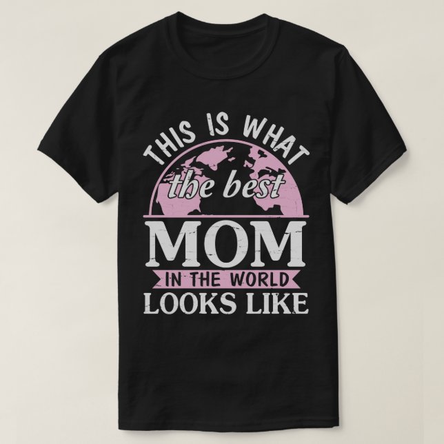 V15Handla Lycklig Mor-dagen T Shirt (Design framsida)