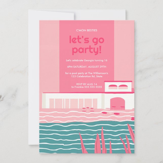 V1-Anpassningsbar för Tathyana Inbjudningar (Framsida)