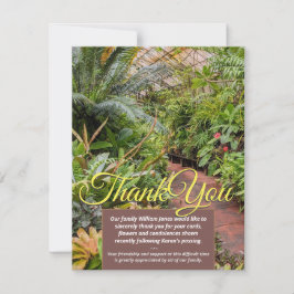 V1 Tropiska växter - tackkort Inbjudningar