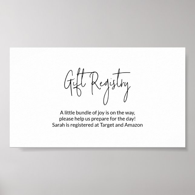 V2 Gift-registerns Insert_Anpassningsbar Digital D Poster (Framsidan)