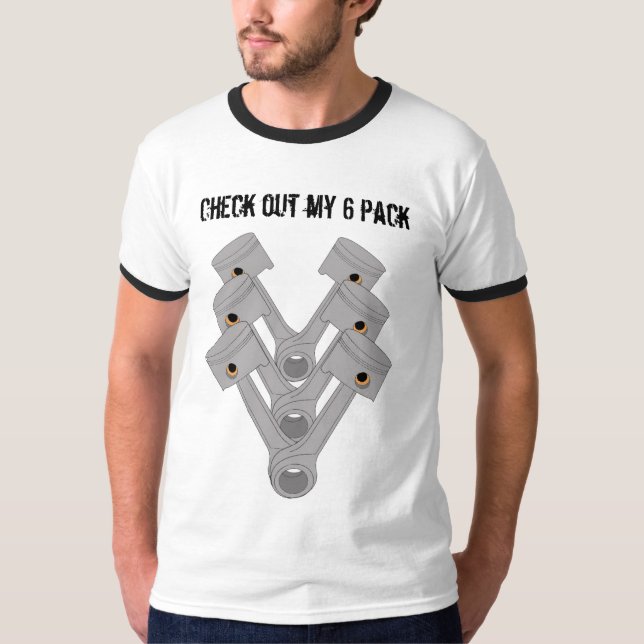 V6 packe, kortärmad tee (Framsida)