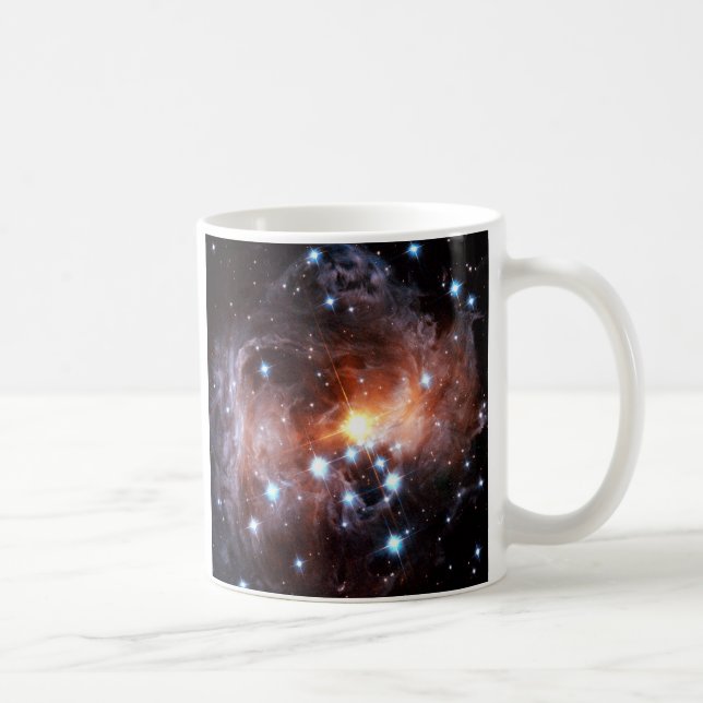 V838 Monocerotis Red Superjätte Star Hubble Photo Kaffemugg (Höger)