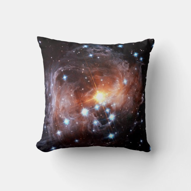 V838 Monocerotis Red Superjätte Star Hubble Photo Kudde (Framsida)