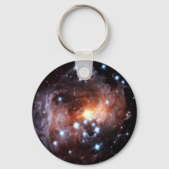 V838 Monocerotis Red Superjätte Star Hubble Photo Nyckelring (Framsida)