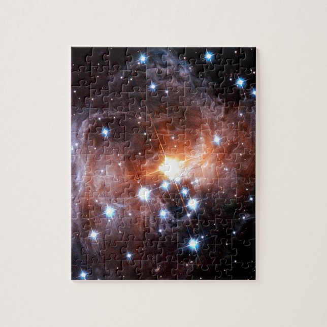 V838 Monocerotis Red Superjätte Star Hubble Photo Pussel (Vertikal)