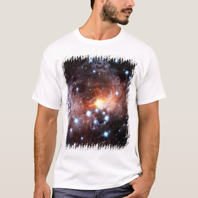 V838 Monocerotis Red Superjätte Star Hubble Photo Tee Shirt (Framsida)