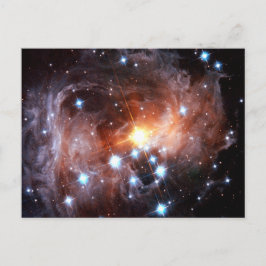 V838 Monocerotis Röd Superjättestjärna Hubble Foto Vykort