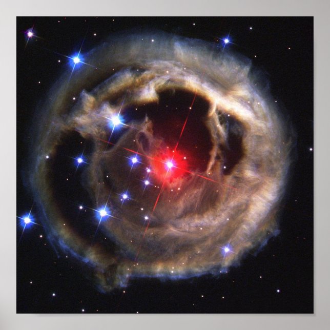 V838 Monocerotis star NASA Poster (Framsidan)