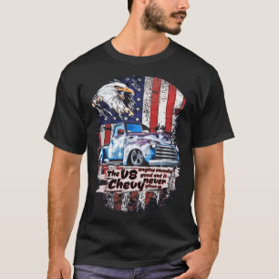 V8 Chevy Plocka Lastbil USA Eagle Aldrig ge illust T Shirt