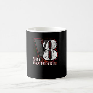 V8 Engine Shirt Auto Displacement You Can Hear It Kaffemugg