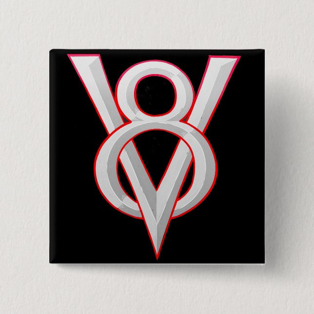 V8 symbol knapp (Framsida)