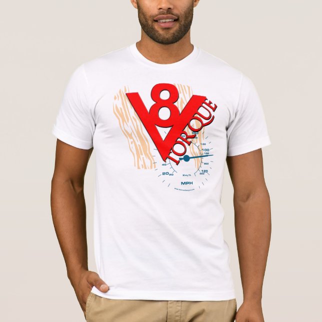 V8 vridmoment #2 tee shirt (Framsida)