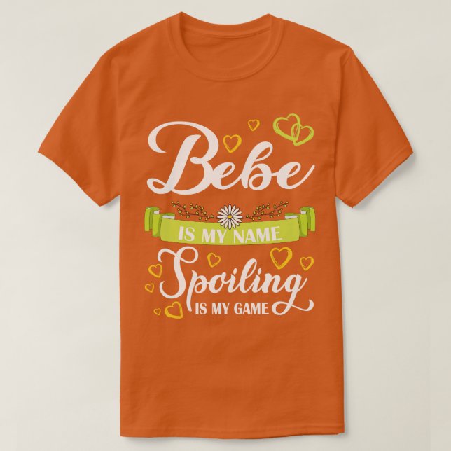 V9Bube Lycklig Mor Bebe T Shirt (Design framsida)