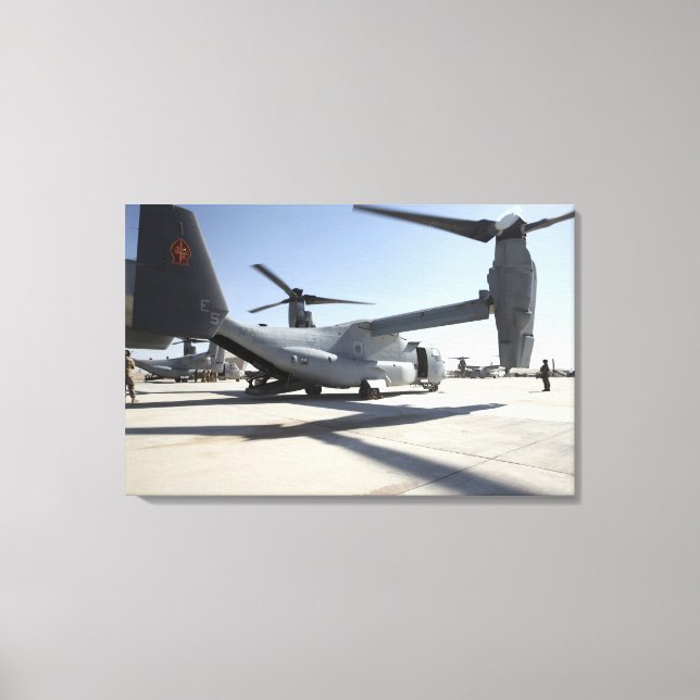 V-22 Osprey tiltrotor-luftfartyg 2 Canvastryck (Framsida)