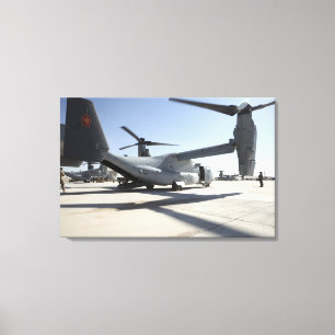 V-22 Osprey tiltrotor-luftfartyg 2 Canvastryck