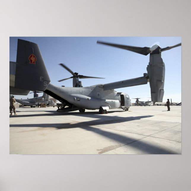 V-22 Osprey tiltrotor-luftfartyg 2 Poster (Framsidan)