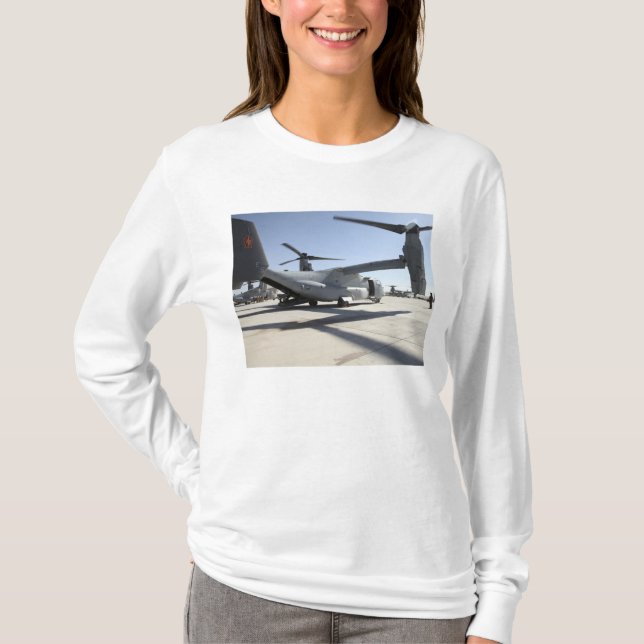 V-22 Osprey tiltrotor-luftfartyg 2 T Shirt (Framsida)
