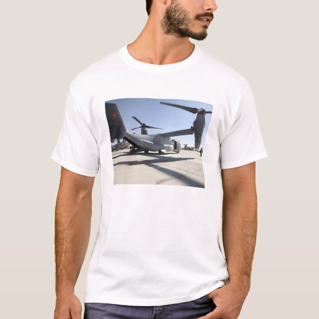 V-22 Osprey tiltrotor-luftfartyg 2 T Shirt (Framsida)