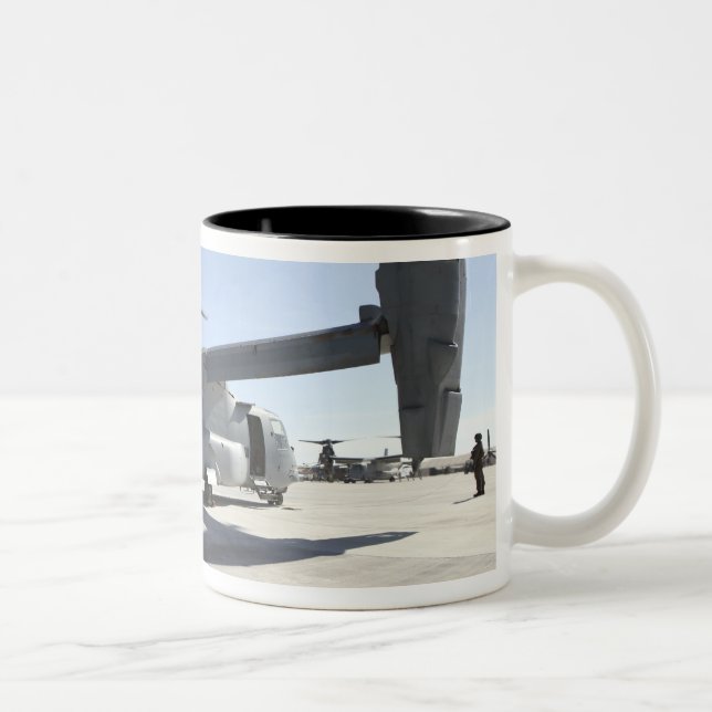 V-22 Osprey tiltrotor-luftfartyg 2 Två-Tonad Mugg (Höger)