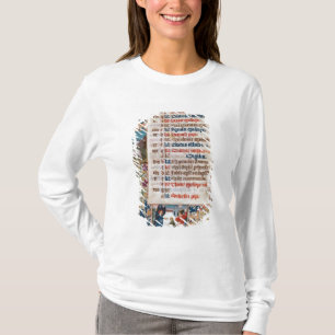 V.25-3 Fol.12v månaden av December Tee Shirt
