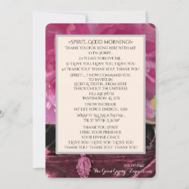 V.2 BRA MORNING, inspiration och glädje! Tack Kort