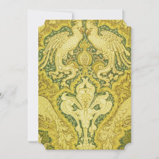 V&A Guld Kakadu Julkort (Framsida)